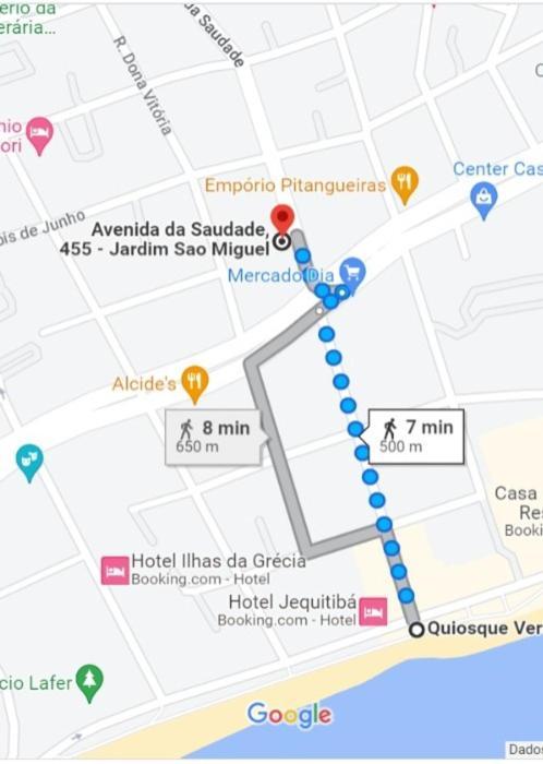 Apartamento No Guaruja - 500M Da Praia Da Enseada Dış mekan fotoğraf